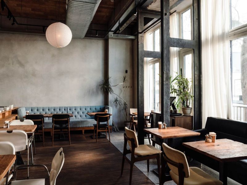 A cozy cafe near Solis at Jackson Station