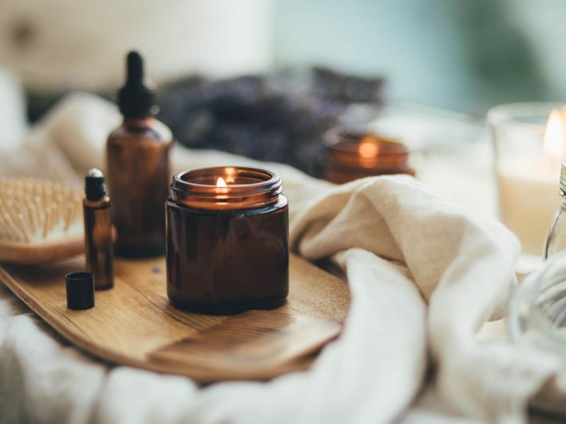 Spa featuring candles near Solis at Jackson Station